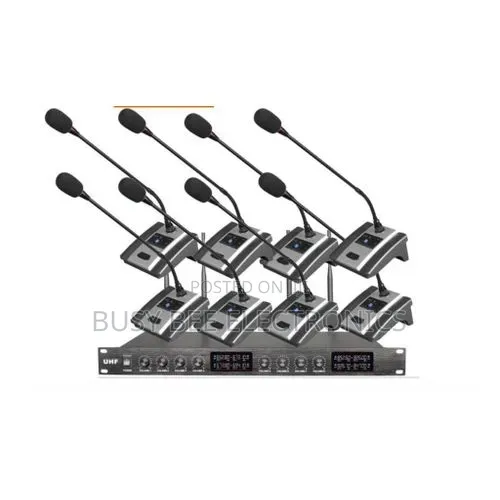 BNK 8-in-1 Wireless Conference Microphone System - 1