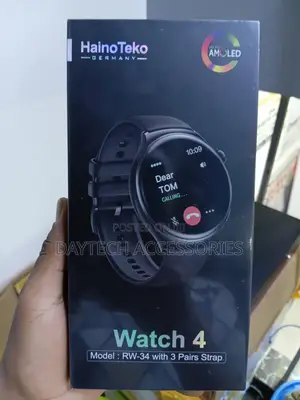 Haino Teko RW34 Smart Watch Black - 3 Straps
