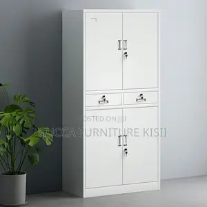 Kabati la Chuma la Milango 4 lenye Rafu