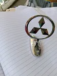 Chrome Polished Finish Mitsubishi Front Hood/Bonnet Standing Emblem - 2