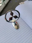 Mitsubishi Three-Diamond Logo Self-Adhesive Bonnet Emblem - 2