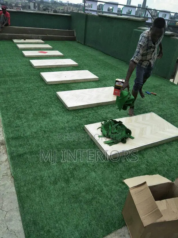 Zulia la Bandia la Kijani kwa Patio, Bustani na Maeneo ya Terasini - 1