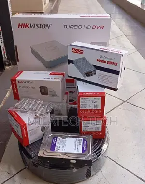 4CH Hikvision CCTV Kit | Kamera 4 + HDD + Vifaa
