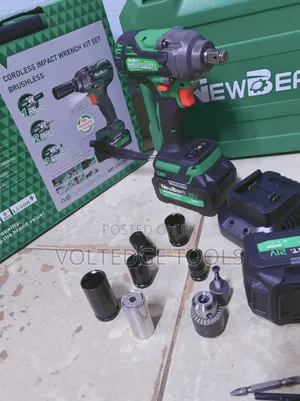 Newbeat 3-in-1 Cordless Brushless Impact Wrench Drill Kit - 21V