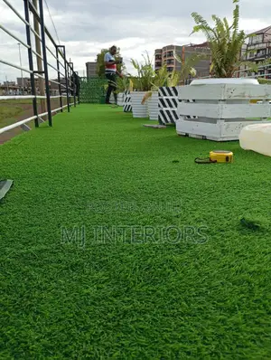 Artificial Grass Mat - Kijani, Unene Mbalimbali