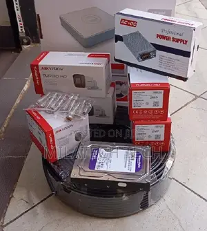 Hikvision 4 Camera DVR Kit | Mfumo Kamili wa CCTV wa Channel 4