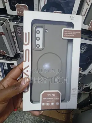 Kifuniko cha Simu cha Gray Matte MagSafe Hard PC kwa Samsung Galaxy S21