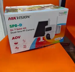 Hikvision Full Color Solar Powered 4G SIM Outdoor PTZ Camera