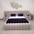 Luxury Upholstered Bubble Bed with Curved Frame - 1