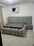 Luxury Upholstered Bubble Bed with Curved Frame - 3