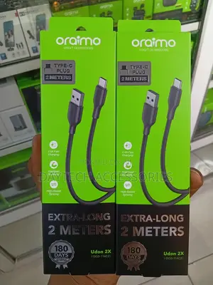 Oraimo Udon 2X 2-Meter USB-A to Type-C Fast Charging Data Cable