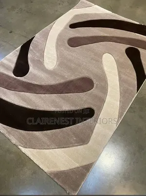 Brown Theme 7x10 Paris Floor Carpet