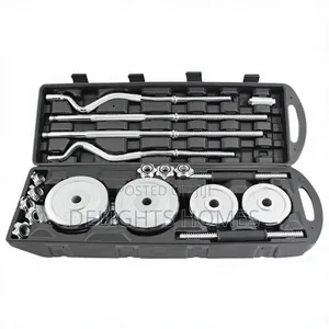 58KG Adjustable Dumbbell and Barbell Set with Case