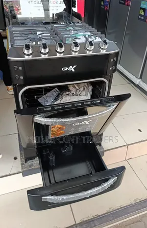 GNIX 60x60 Gas Cooker with Wok Burner & Safety Sensor