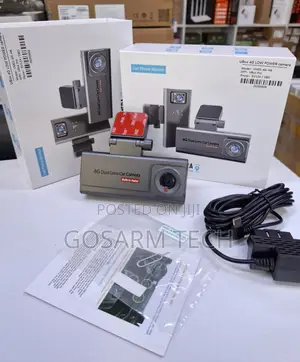 Kamera ya Gari ya Ubox 4G Dual-Lens ya Usalama