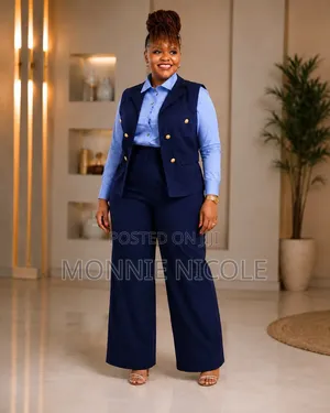 Mary Official 3 PC Trouser Suit Set