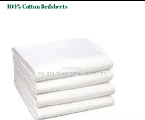 100% Cotton Hospital Bedsheets (Pair)