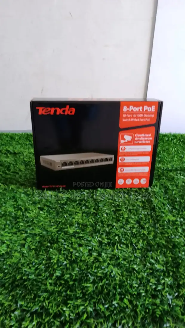 Tenda 8-Port PoE Switch - 1