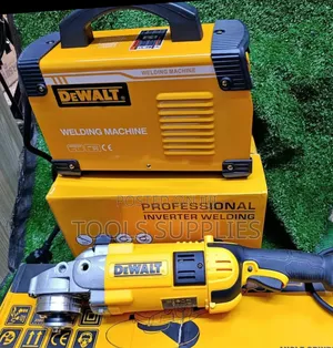 Dewalt Combo: Welding Machine and 9-inch Grinder
