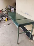 Doctor's Examination Bed, Green Leather - 3