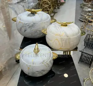 Lux Insulated Round Hotpots Set