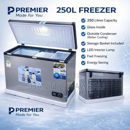 Premier 250L Chest Freezer - Mpya Kabisa - 1