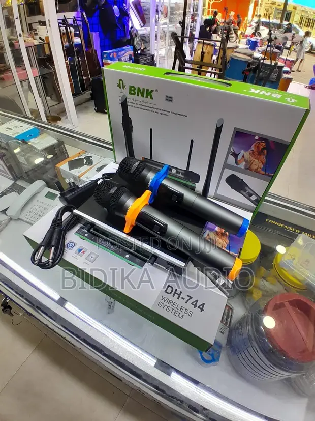 BNK DH-744 Dual Wireless Microphone System - 1