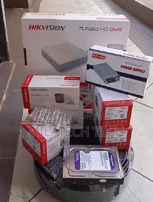 Hikvision CCTV 8 Camera Package - Complete 8 Channel Security System