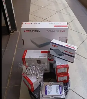 Mfumo wa CCTV Hikvision 8CH - Kamera 8 HD + DVR + HDD