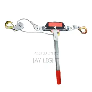 2 Ton Hand Ratchet Cable Wire Puller with Double Gear and Hooks