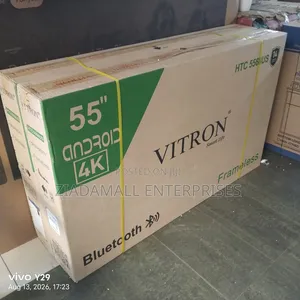 Vitron 50-inch Frameless Smart QLED TV na Waranti ya Miaka 2