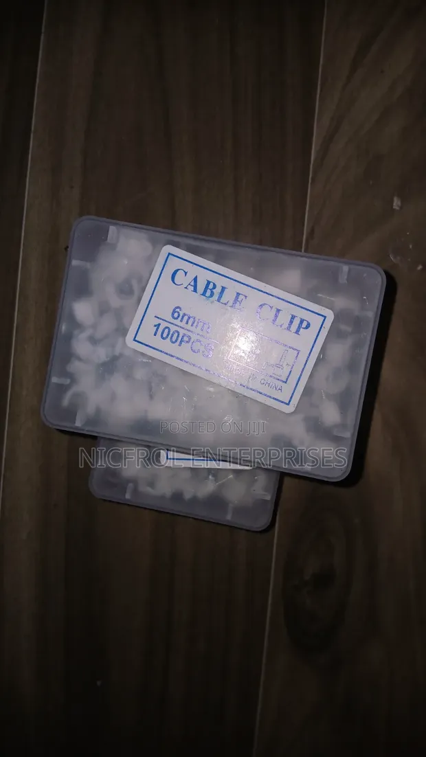Akt Klipu za Kebo Nyeupe 6mm - 1