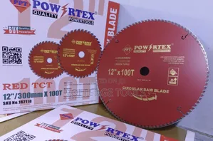 Powertex 12-inchi 100T Blade ya Msumeno wa Duara kwa Mbao na Alumini