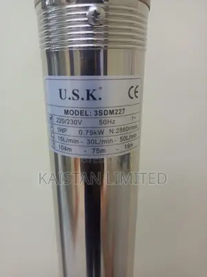 Pampu ya Maji ya Kisima Kirefu USK 1HP 750W