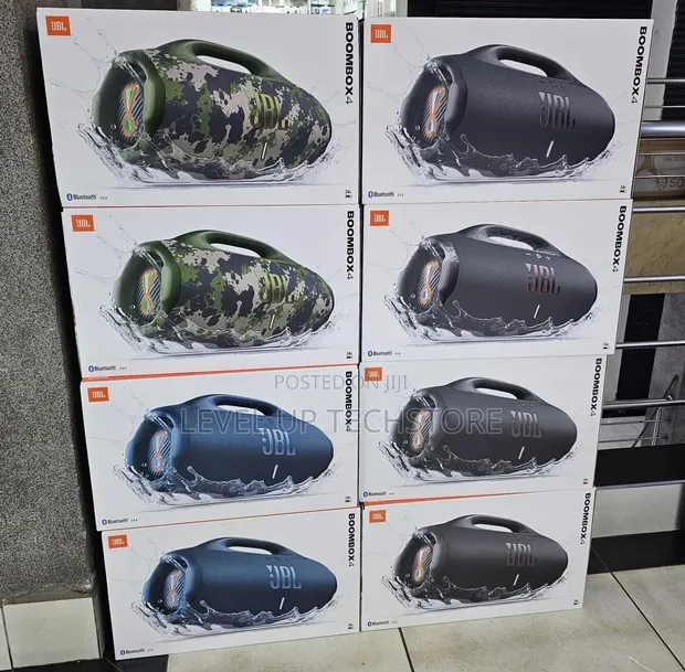 JBL Boombox 4 Portable Bluetooth Speaker - 1