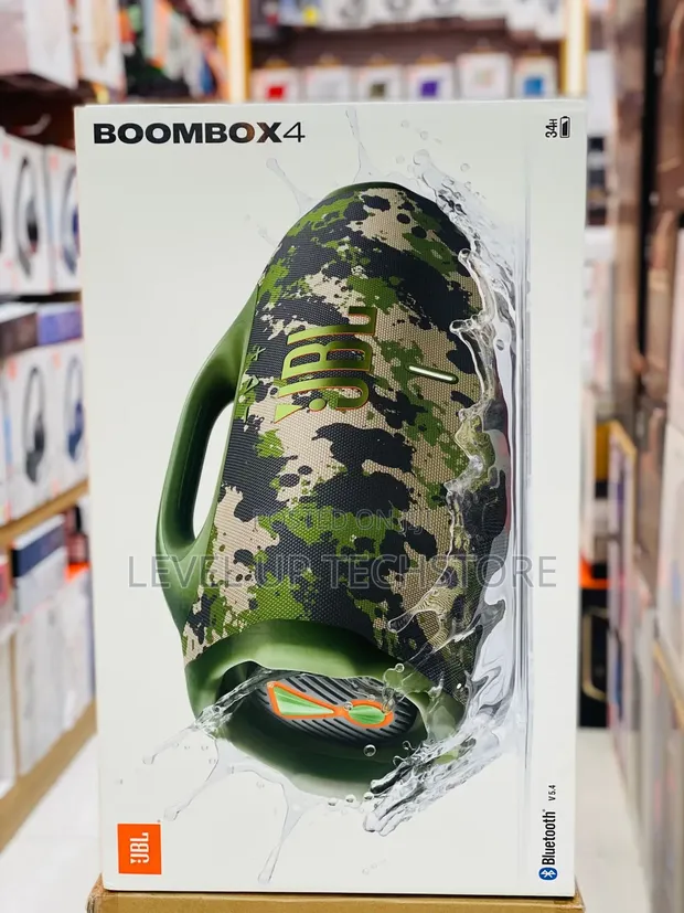 JBL Boombox 4 Portable Waterproof Bluetooth Speaker - 1