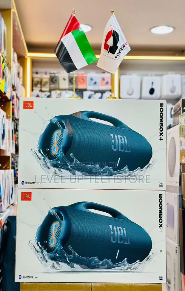 JBL Boombox 4 Waterproof Bluetooth Speaker (Blue) - 1