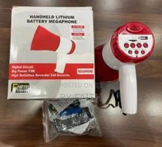 High-Power Professional Portable USB Megaphone - 1