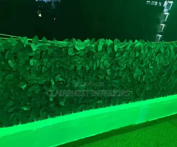 Green Privacy Fence Made Beautiful - 1