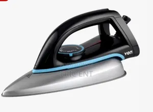 VON Electric Dry Iron Box - White/Blue