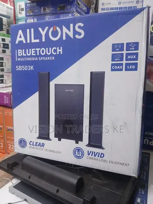 Ailyons SB503K 2.1 Channel Soundbar System Woofer