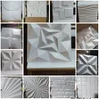 White PVC 3d Wallpanel - 1