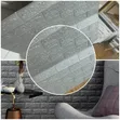 3D Brick Textured Peal and Stick Wall Panels - 2