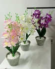 Artificial Blossom Flowers, Bonsai Artificial Potted Plants - 1