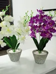Artificial Blossom Flowers, Bonsai Artificial Potted Plants - 2