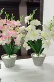 Artificial Blossom Flowers, Bonsai Artificial Potted Plants - 3