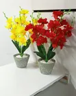 Artificial Blossom Flowers, Bonsai Artificial Potted Plants - 4