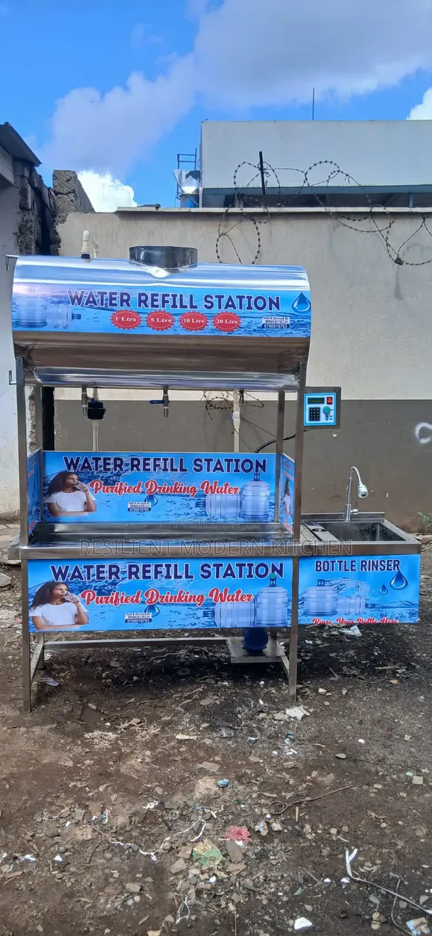 Stainless Steel Water Filling Station 300 Litres - 1