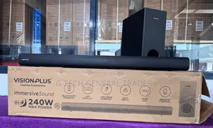 Visionplus 2.1 Channel Soundbar System 240W (Mwaka 1 wa Dhamana)