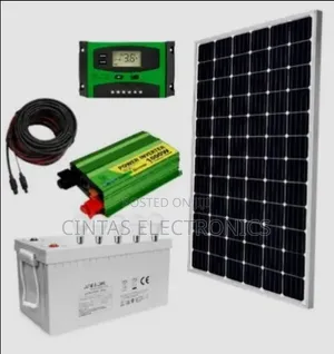 300W Solar Panel Kit with 200Ah Battery, 1000W Inverter, 30A Controller